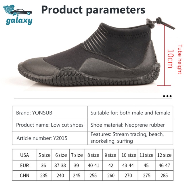 Galaxy Giày Đi Biển Đế Mềm Dày Dặn Cổ Thấp Chống Trượt Thời Trang Mùa Hè Cho Nam Và Nữ