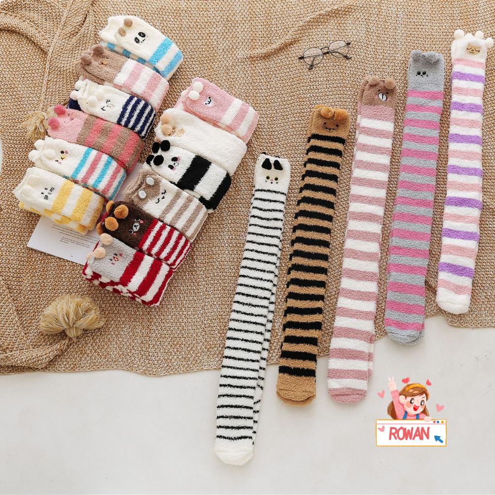 Vớ Ngủ Dày Họa Tiết Kẻ Sọc Dành Cho Nữ