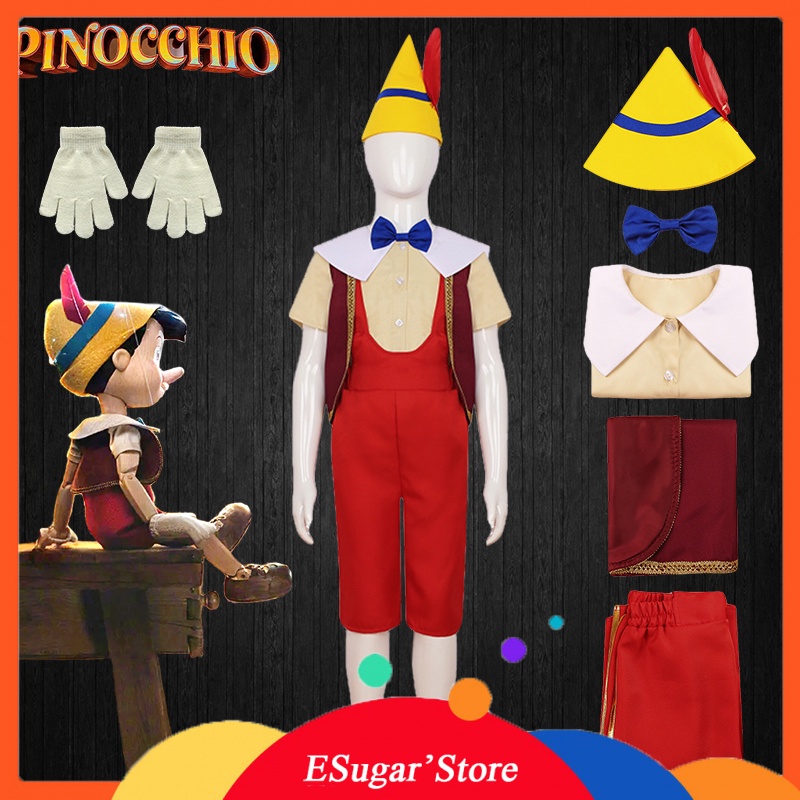 Set 3 Con Rối Pinocchio Hóa Trang Halloween Cho Bé Trai