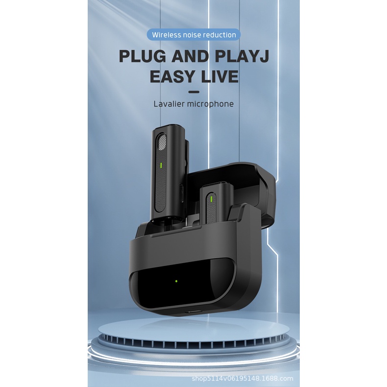 Micro Lavalier M8 Không Dây Cho One with Warehouse One Kèm Đài Phát Sóng Trực Tiếp Giảm Tiếng Ồn
