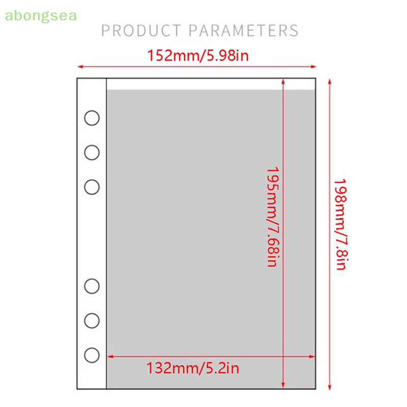 Abongsea Vỏ Bọc Trong Suốt Cho Album Ảnh Khổ A5 1P 2P 4P