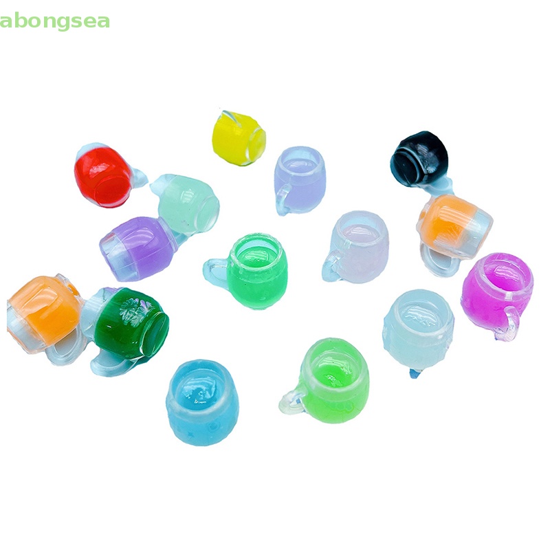 Set 5 Cốc Mini Phát Quang Dùng Để Trang Trí Tiểu Cảnh