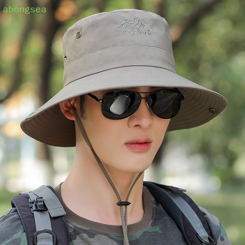 Mũ Bucket Panama Chống Nắng Ngoài Trời Thời Trang Mùa Hè Cho Nam Giới