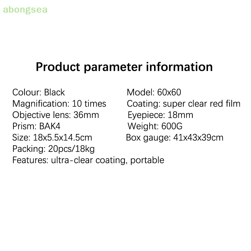 Ống Nhòm 60X60 / 80X80 10000M Công Suất Cao Hỗ Trợ Tầm Nhìn Ban Đêm Tiện Dụng