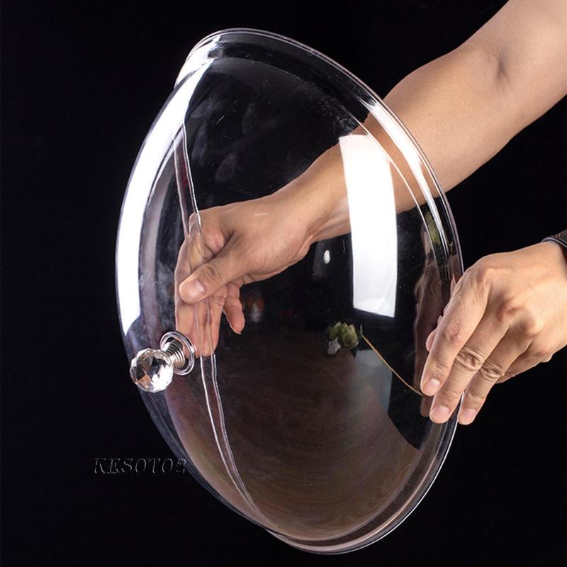 Set 2 Đĩa Đựng Bánh Kèm Nắp Đậy Dày Dặn 8in Tiện Dụng Cho Nhà Bếp