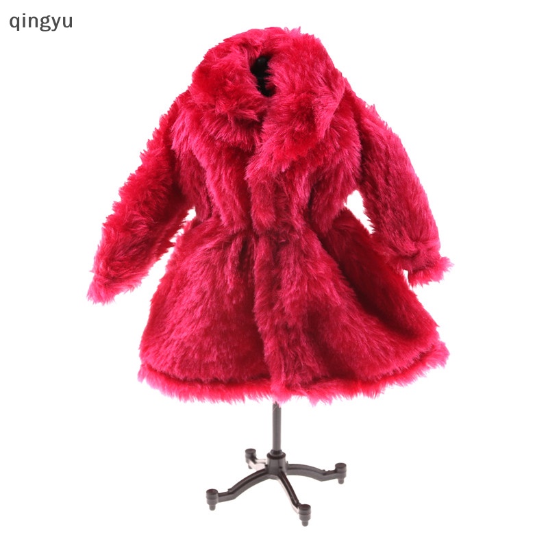 Áo Khoác Lông Giữ Ấm Mùa Đông Thời Trang Cho Búp Bê Phụ Kiện Chuyên Dụng Dành Cho Xe Hơi