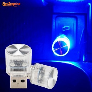 Đèn led usb mini tự động nhiều màu trang trí nội thất xe hơi