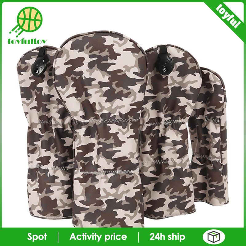 Set 4 Vỏ Bọc Đầu Gậy Đánh Golf Bằng Da Cho Nữ