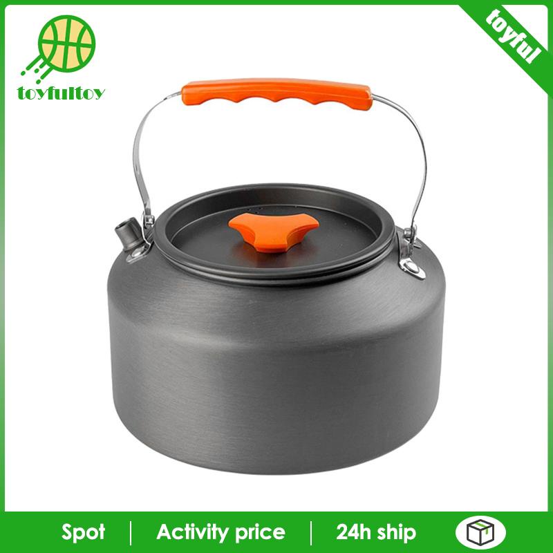 Ấm Đun Nước Có Tay Cầm Chống Bỏng Tiện Dụng Mang Theo Du Lịch Dã Ngoại