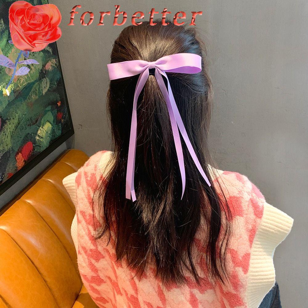 Kẹp Tóc Nơ Tua Rua Dài Thời Trang Hàn Quốc Cho Bé Gái