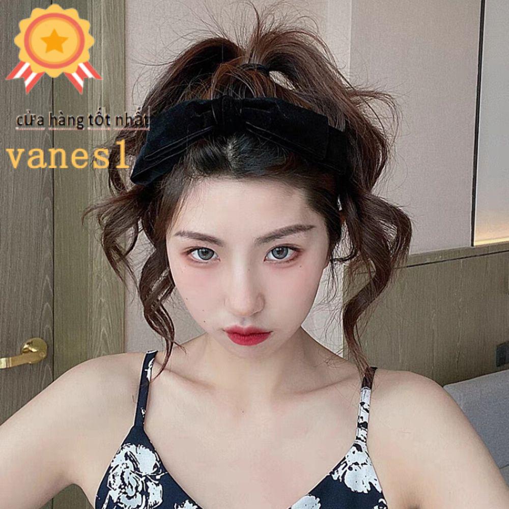 1 Băng Đô Vải Nhung Đính Nơ Xinh Xắn Cho Nữ