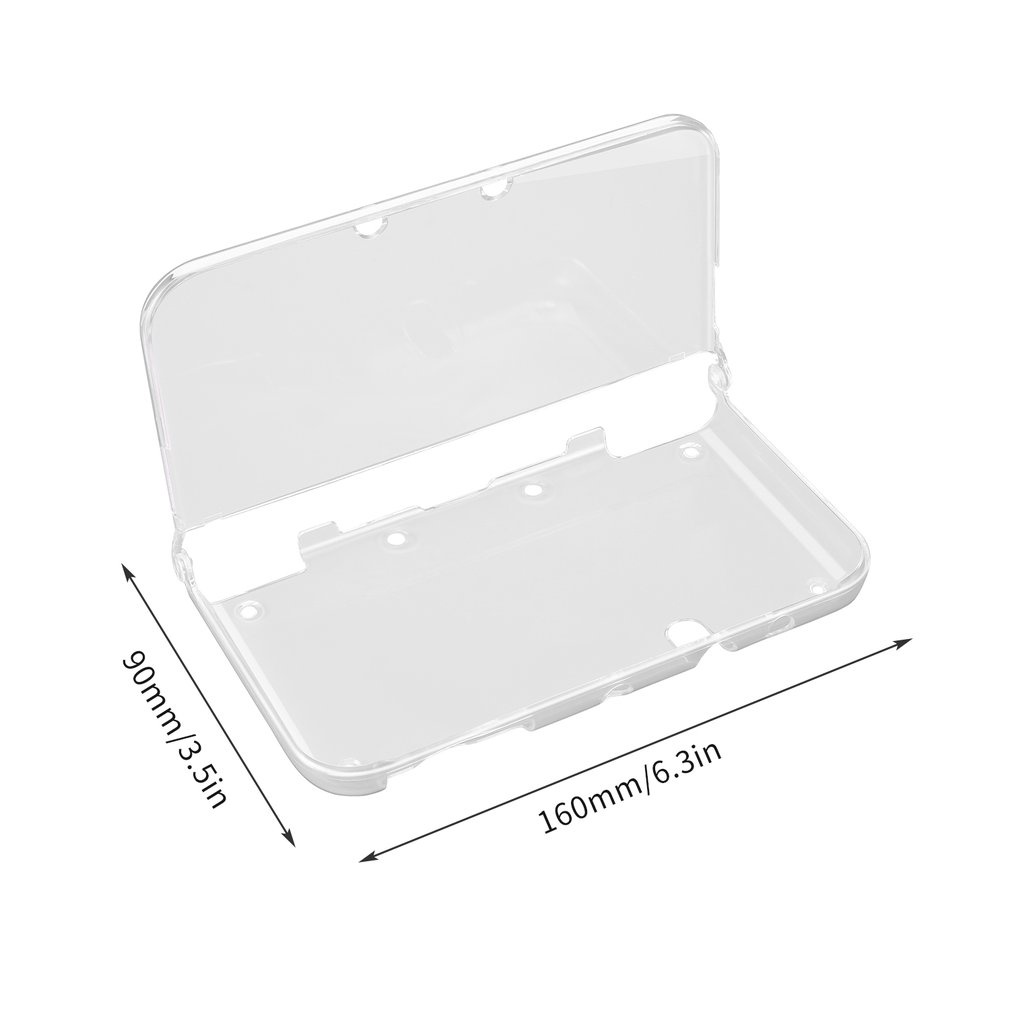 Lightweight Rigid Plastic Clear Crystal Protective Hard Shell Skin Case Cover For Nintend New 3Ds Xl Console &amp; Games [Q/4]