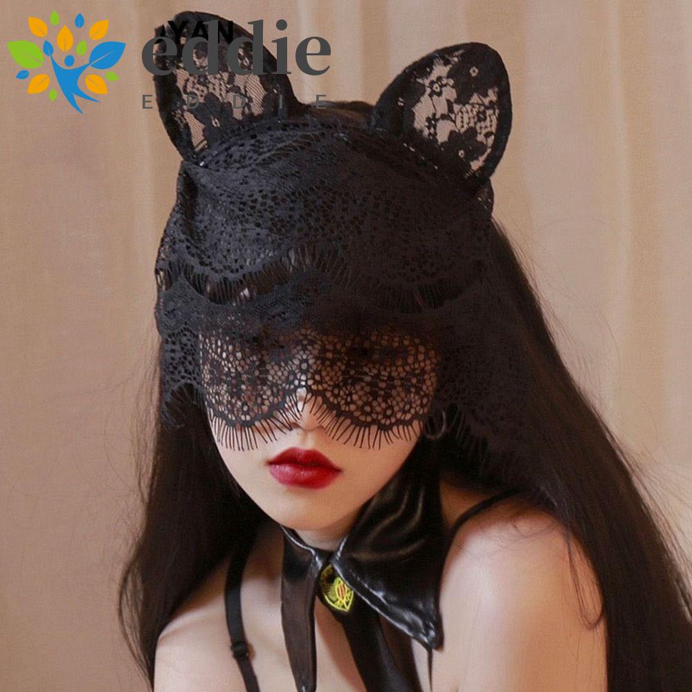 Băng Đô Cài Tóc Hình Tai Mèo 26Eddie Màu Đen Phong Cách Hàn Quốc Thời Trang Dự Tiệc Halloween Cho Nữ