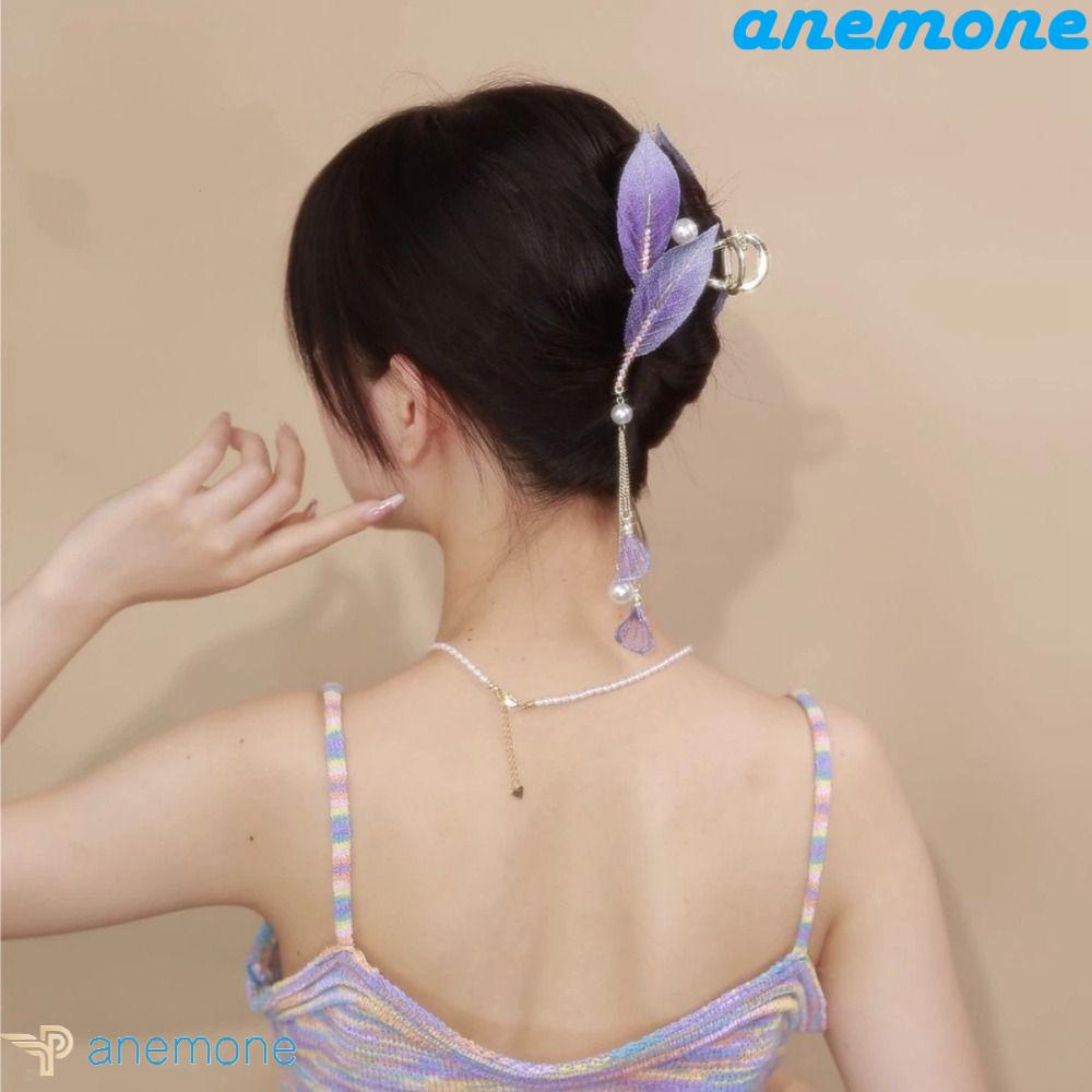 Kẹp Tóc Kim Loại Hình Cá Mập Phong Cách Hàn Quốc Đơn Giản