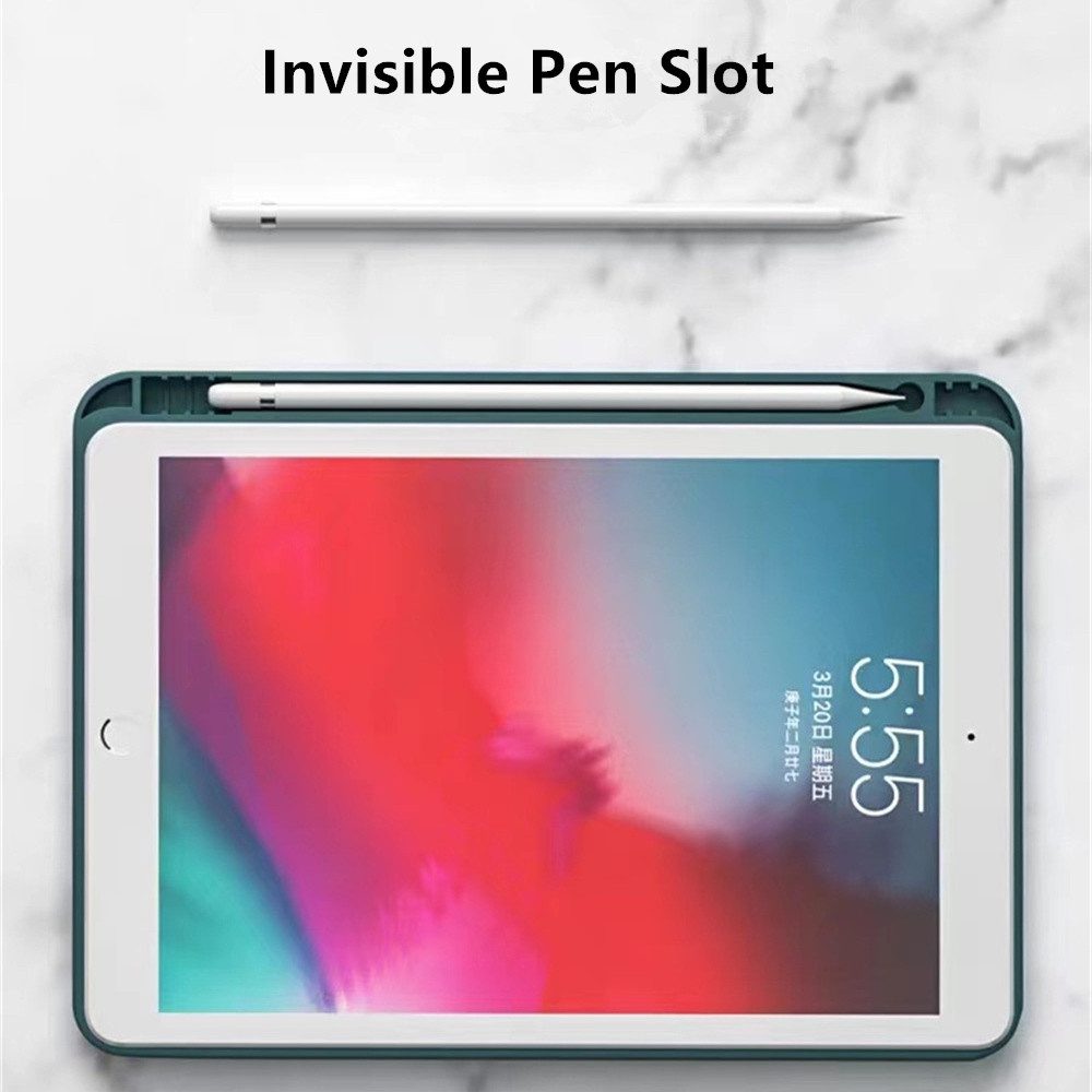 Bao Da Máy Tính Bảng Nam Châm Kèm Ngăn Đựng Bút Cho ipad Air 5 10.9 2022 Air 4 Pro 12.9 11 M2 Gen 10th Mini 6