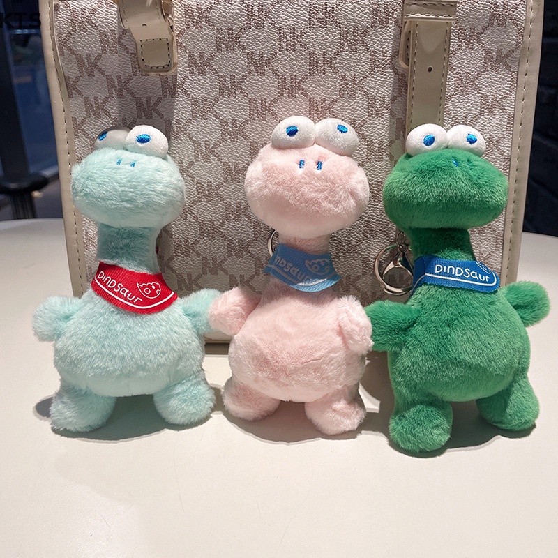 1 Móc Khóa Khủng Long Nhồi Bông 15cm Đáng Yêu