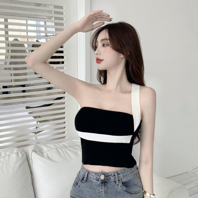 Áo Thun Không Tay Ôm Dáng Màu Trơn Thời Trang Mùa Hè Cho Nữ