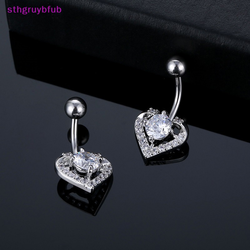 Khuyên RốN ĐíNh Đá BằNg ThéP Không Gỉ