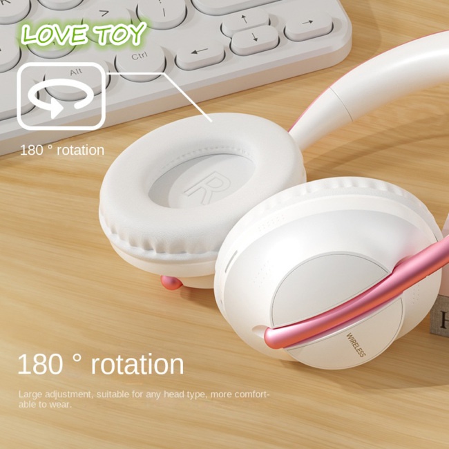 Tai Nghe Chụp Tai Nkodok Kết Nối Bluetooth Không Dây Chống Ồn Dùng Để Chơi Game