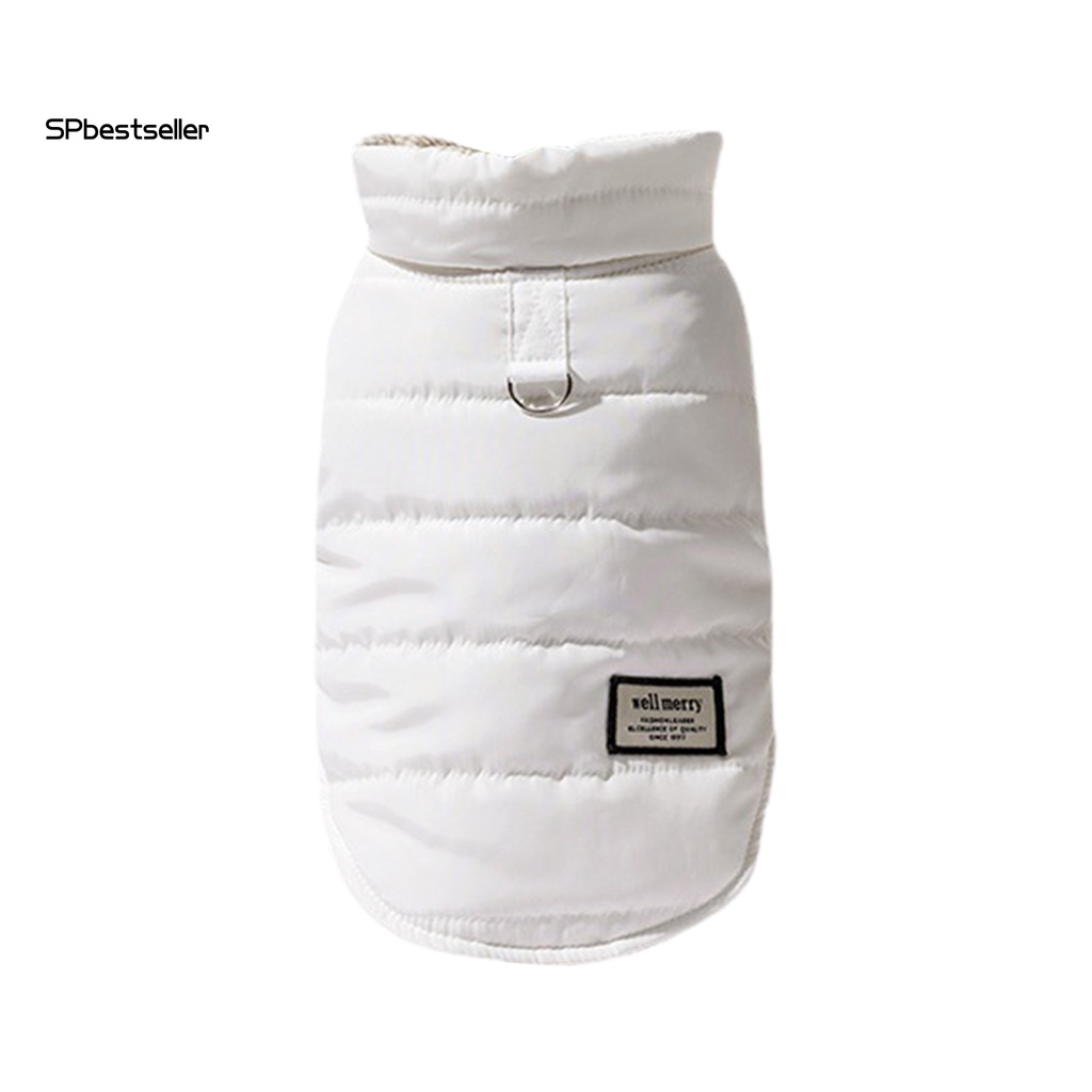 Spbestsellwr Áo Khoác Cotton Hai Mặt Có Đệm Thu Đông Chống Thấm Nước Có Khóa Cài Trước Thiết Kế Chân Cún Mèo Ngoài Trời Cho Cún Cưng