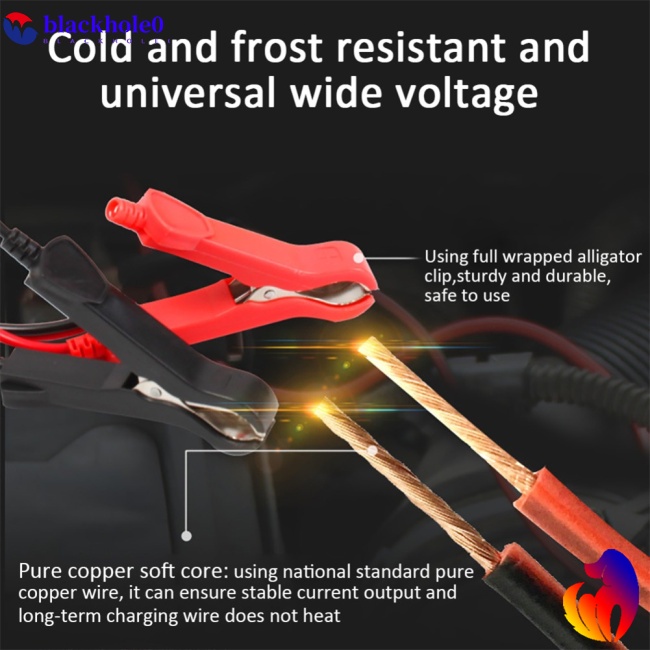 Bộ Sạc Xung Thông Minh 12v 6a Có Màn Hình Lcd Cho Xe Hơi Xe Máy