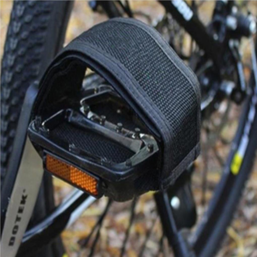 1 Cặp Dây Đai Hai Mặt Gắn Pê Đan Xe Đạp Gọn Nhẹ Dễ Lắp Đặt Có Thể Điều Chỉnh