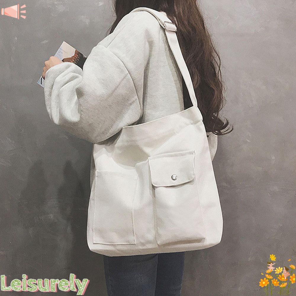 Túi Đeo Chéo Vai Bằng Vải Thời Trang Dễ Thương Cho Nữ