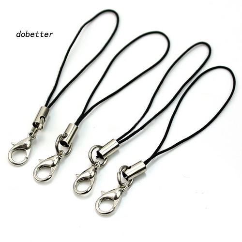Set 100 Dây Đeo Điện Thoại Màu Đen Có Khóa Tôm Hùm