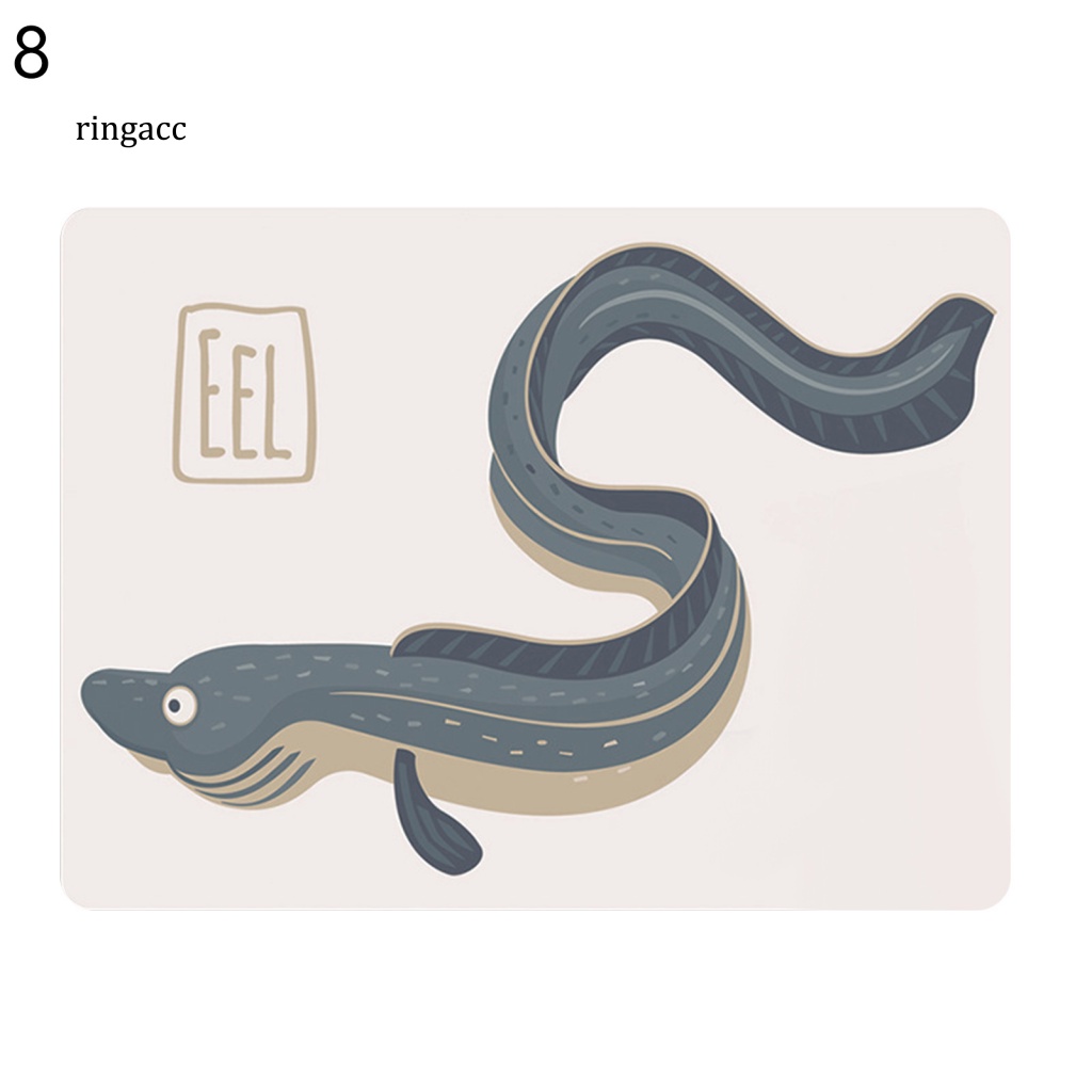 Tấm Lót Chuột Cao Su Hình Động Vật Biển Cho Laptop