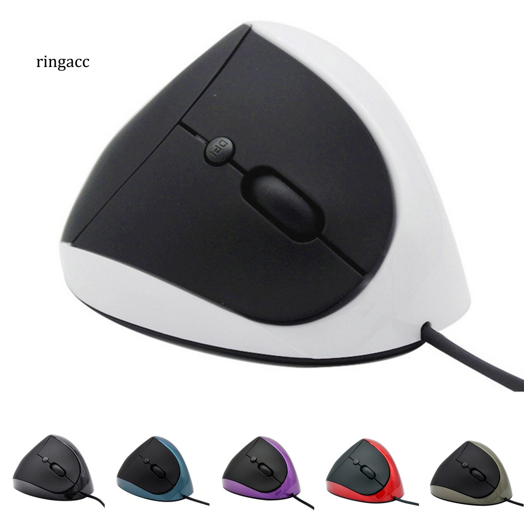 Chuột RGA 3 Bánh Răng DPI 6 Nút Dọc 6D Có Dây USB Độ Chính Xác Cao Không Gây Tiếng Ồn Cho Máy Tính