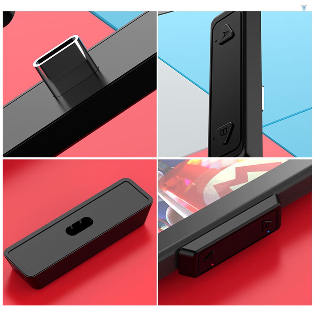 Bộ Truyền Tín Hiệu Âm Thanh Không Dây Type-C BT USB-C BT Tương Thích Với Nintendo Switch PS4 PC Kèm Mic