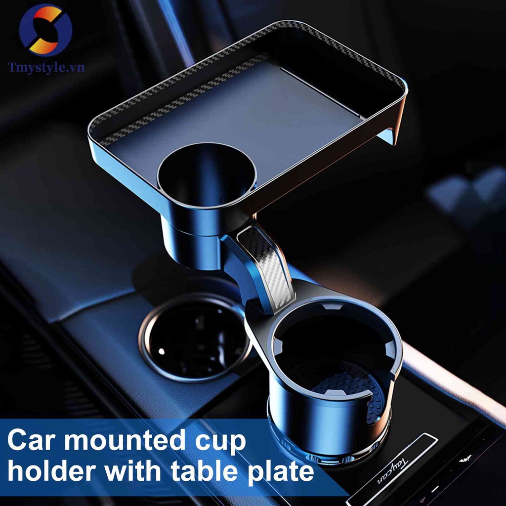 Giá Đỡ Cốc Nước Trên Xe Hơi Có Khay Tháo Rời Được Tiện Lợi