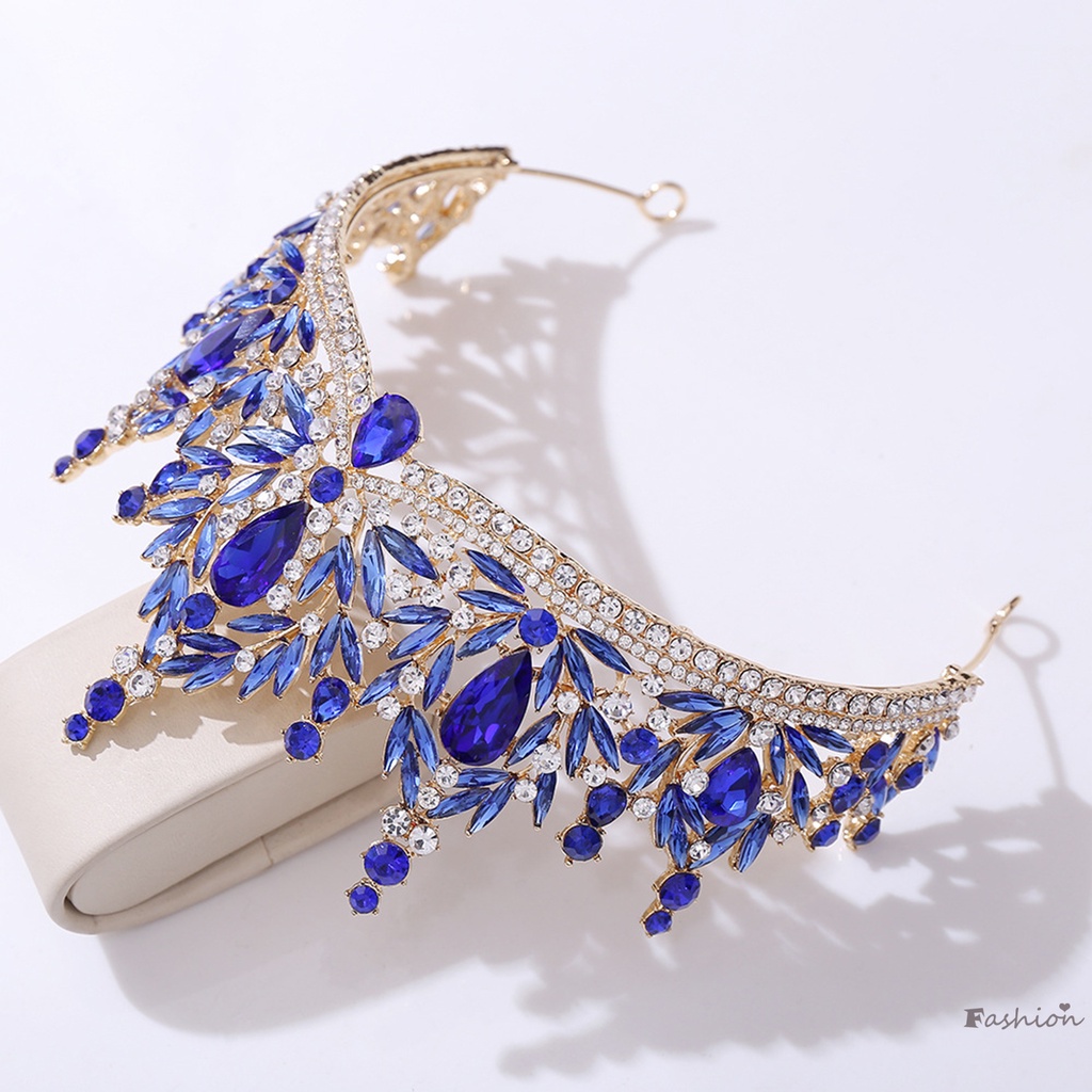 Cài Tóc Hình Vương Miện Đính Đá Sang Trọng Cho Nữ