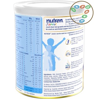 [Date 2024] Sữa bột Nutren Junior 850g mẫu mới