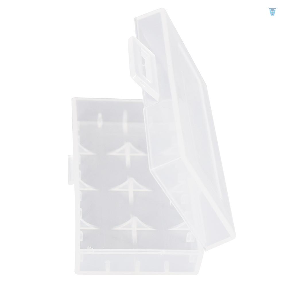 1 Hộp Đựng Pin 18650 2 18650 Bằng Nhựa Trong Suốt Chất Lượng Cao
