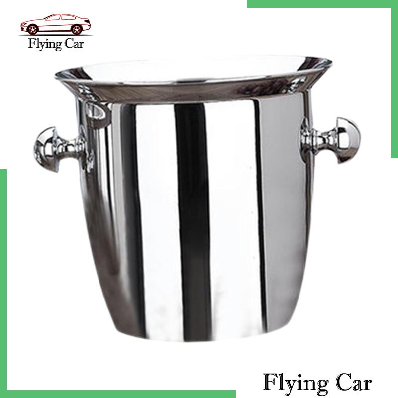 Xô Đựng Đá Bằng Thép Không Gỉ Lzdjfmy2 Di Động Tiện Dụng Cho Tiệc Nướng