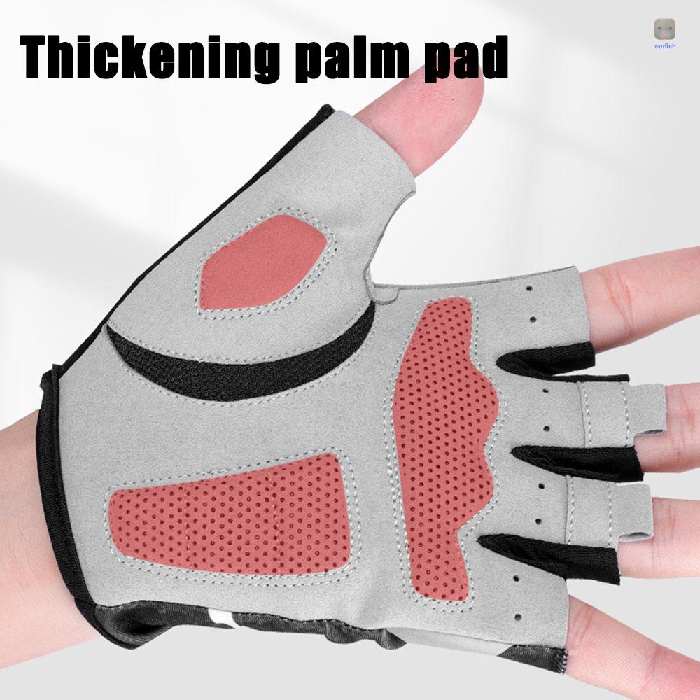 Găng Tay Thể Thao Hở Ngón Hấp Thụ Sốc Thoáng Khí