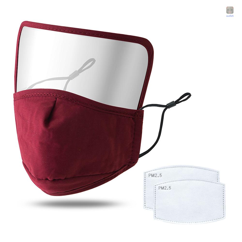 Set 2 Tấm Chắn Mắt Bằng Cotton Hoạt Tính Bảo Vệ Toàn Diện Chống Dầu Chống Bụi