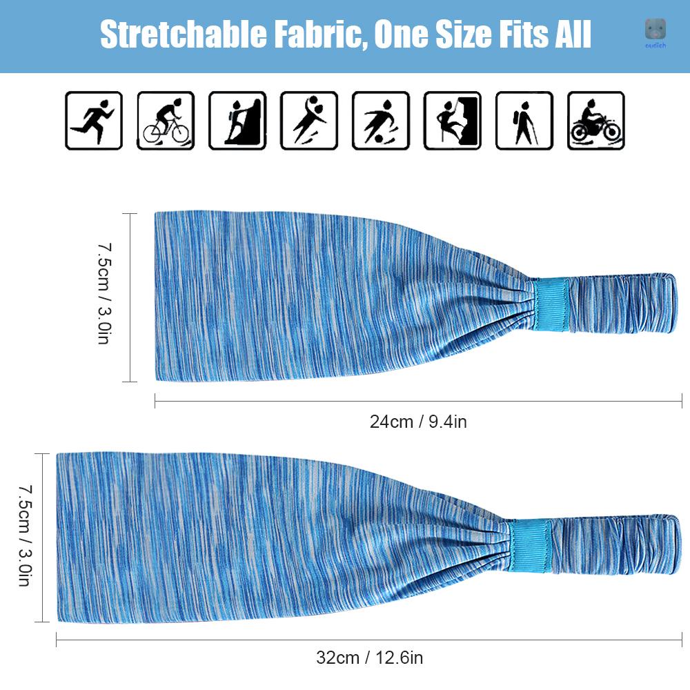 Băng Đô Thể Thao Co Giãn Chống Trượt Thấm Hút Mồ Hôi Tiện Dụng Cho Nam Và Nữ