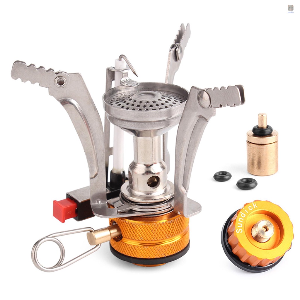 Bếp Gas Siêu Nhẹ Có Thể Gấp Gọn Kèm Hộp Chuyển Đổi Và Đổ Đầy Tiện Lợi