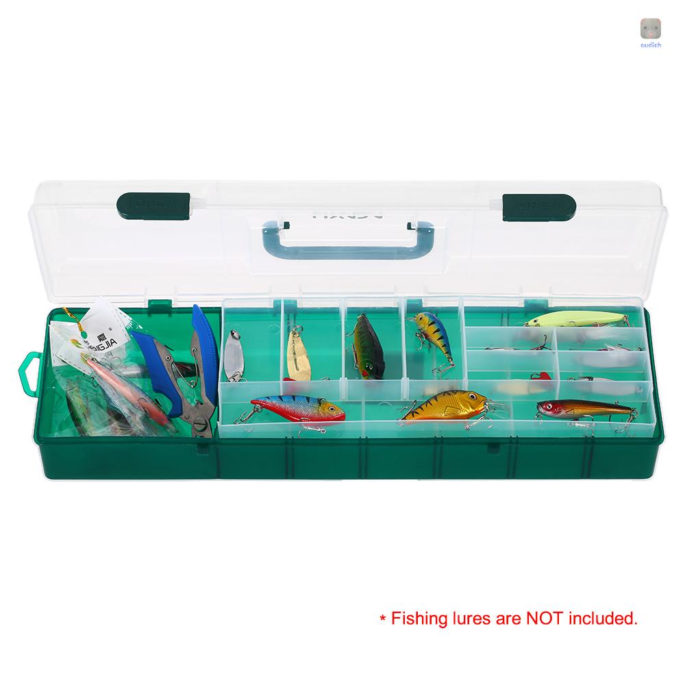 Hộp Đựng Phụ Kiện Câu Cá 2 Tầng Trong Suốt Lixada