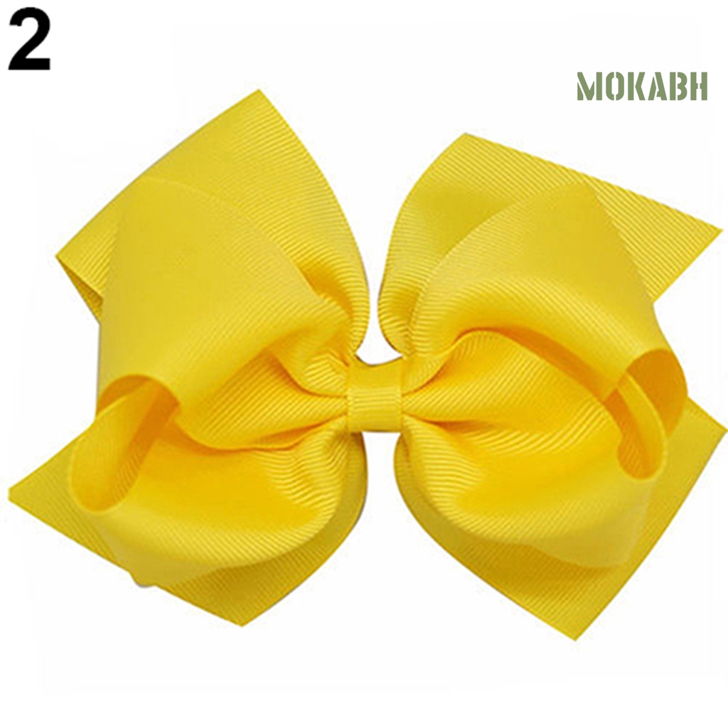 1 Kẹp Tóc Nơ Lớn Hai Lớp Cho Bé Gái