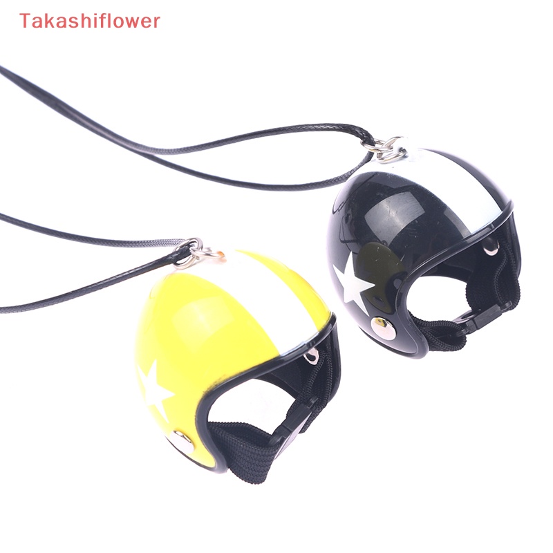 Móc Khóa Mũ Bảo Hiểm Xe Máy Takashiflower Cứng Dành Cho Nam Và Nữ Làm Quà Tặng