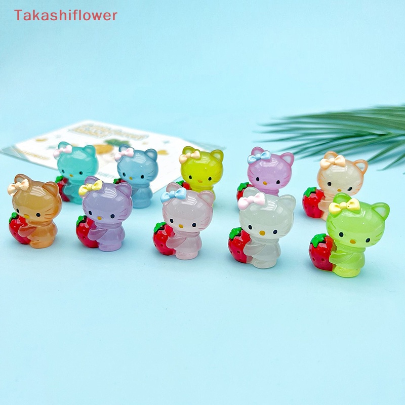 1 Đồ trang trí Chú Mèo Hoạt Hình Phát Sáng Dùng Trang Trí Độc Đáo