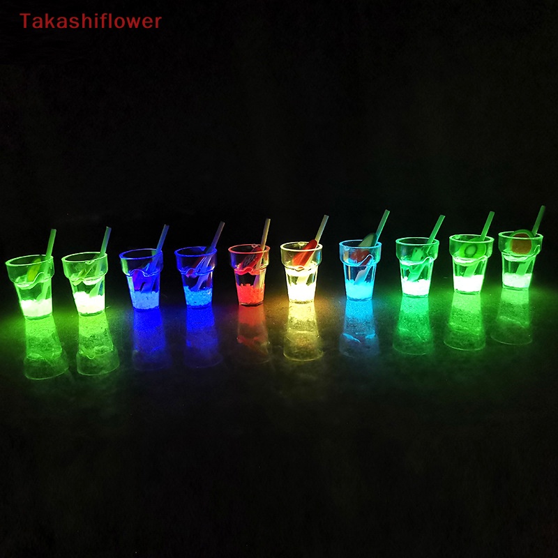 Set 2 Ly Thủy Tinh Mini Màu Sắc Ngẫu Nhiên Dùng Để Trang Trí