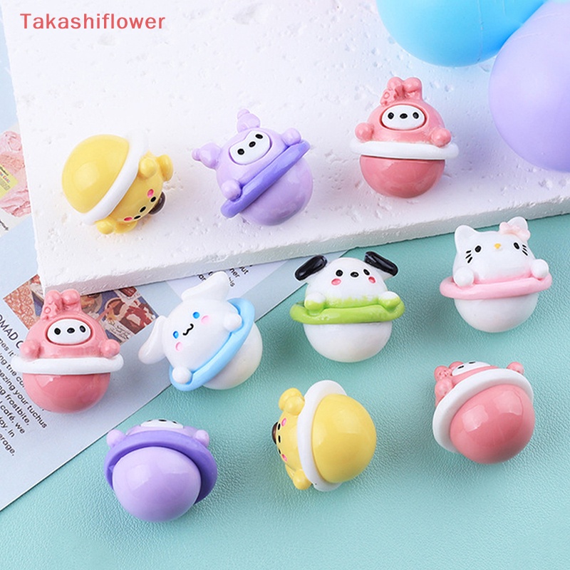 Phụ Kiện Trang Trí Điện Thoại Hình Động Vật Hoạt Hình Mini Bằng Gel Resin Phát Quang DIY