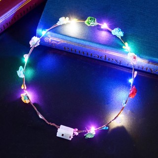 Vòng Hoa Đội Đầu Có Đèn LED Phát Sáng Độc Đáo