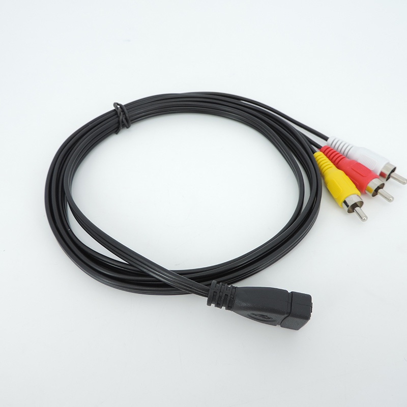 Dây Cáp Âm Thanh Chuyển Đổi 5ft 1.5m usb A Female Sang 3 RCA male Sang usb AV Video
