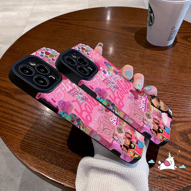 Ốp Điện Thoại Da Silicon Mềm Chống Sốc In Hình Búp Bê Barbie Cho iPhone 14 11 12 13 Pro MAX 7 8 Plus X XR XS MAX