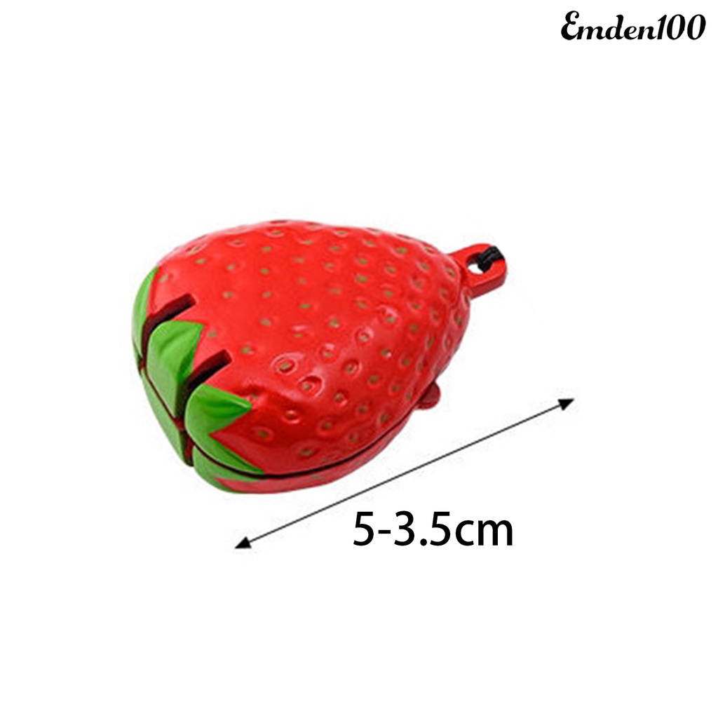 Emden100 Kích Thước Nhỏ Gọn Hình Dạng Quả Dâu Sáng Tạo Đa Chức Năng Thân Thiện Với Môi Trường Dụng Cụ Cắt Móng Tay